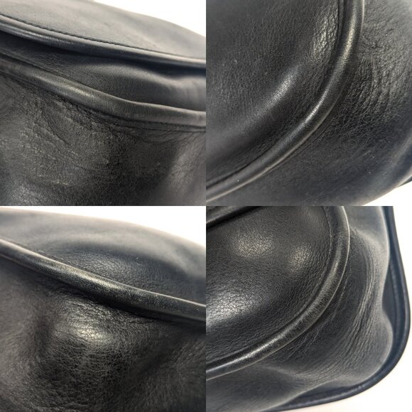 COACH Handmade Vintage Patricia‘s Legacy Bag Black Leather - Picture 11 of 15